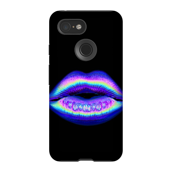 Pixel 3 StrongFit purple lips by haroulita