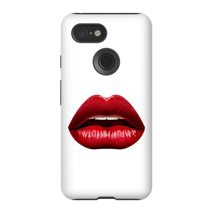 Pixel 3 StrongFit red lips by haroulita