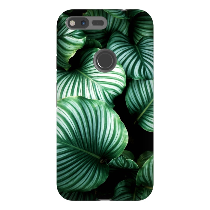 Pixel XL StrongFit tropical leaves by haroulita