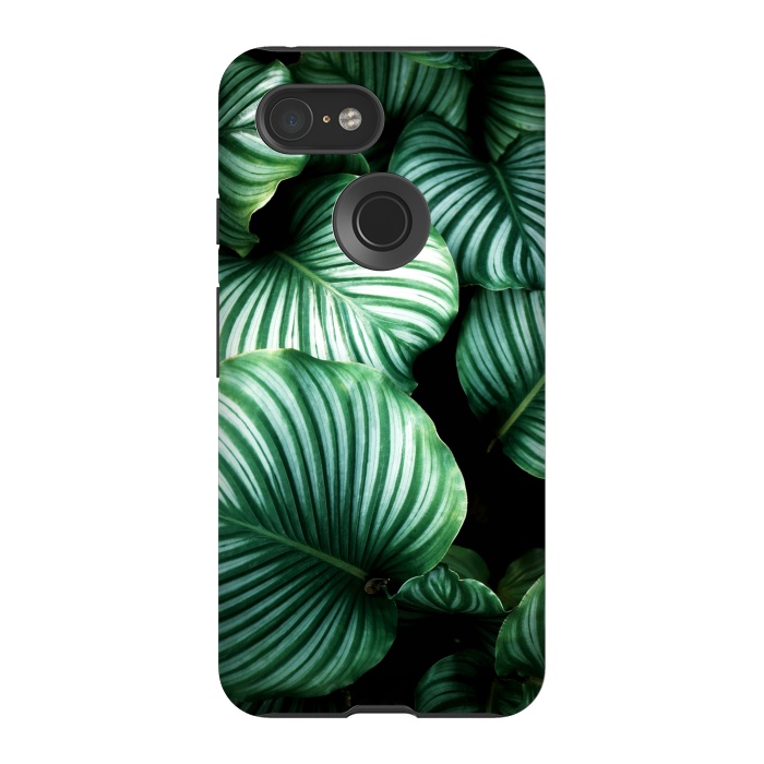Pixel 3 StrongFit tropical leaves by haroulita