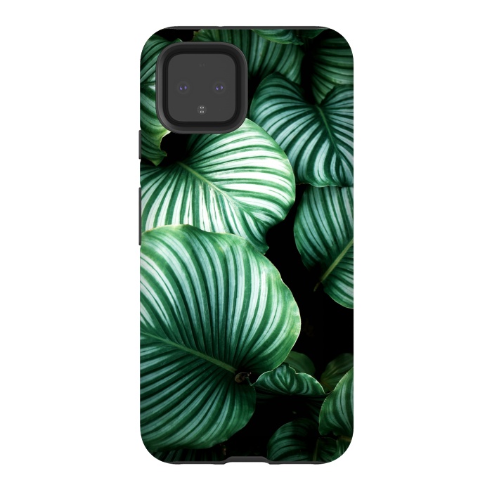 Pixel 4 StrongFit tropical leaves by haroulita