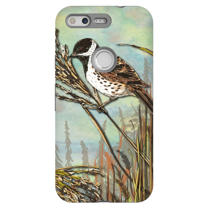 Pixel StrongFit Reedbunting by Lotti Brown