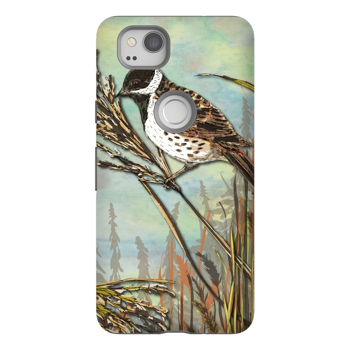 Pixel 2 StrongFit Reedbunting by Lotti Brown