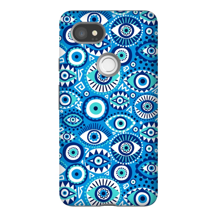 Pixel 2XL StrongFit Evil eye by Laura Grant