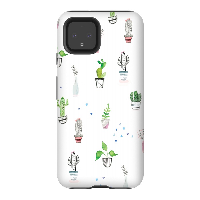 Pixel 4 StrongFit painted house plants - lauradidthis by lauradidthis