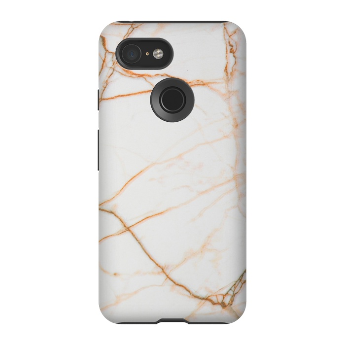 Pixel 3 StrongFit Gold marble by Winston