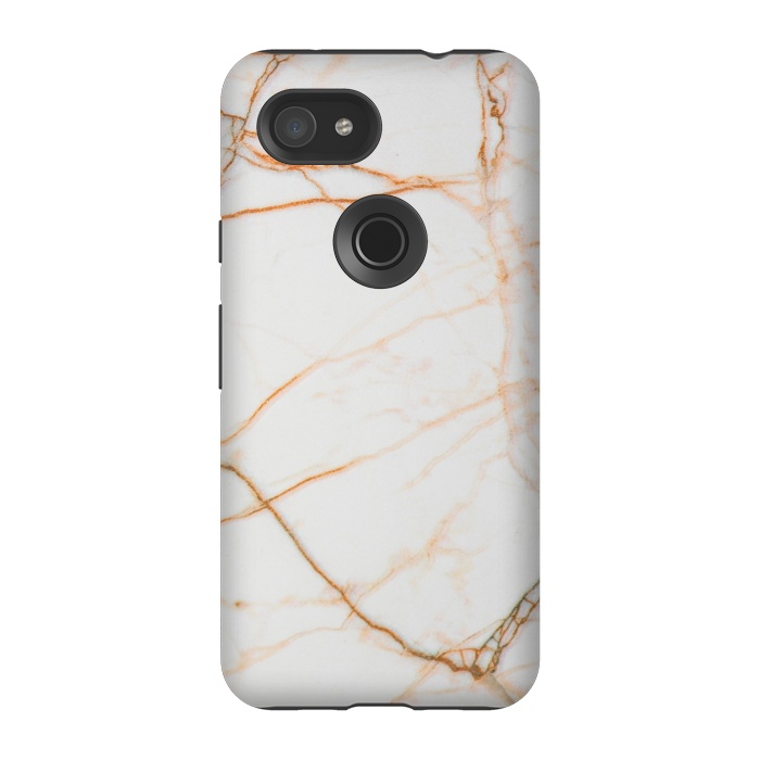 Pixel 3A StrongFit Gold marble by Winston