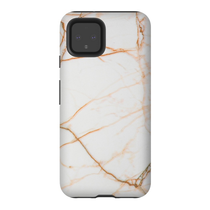 Pixel 4 StrongFit Gold marble by Winston