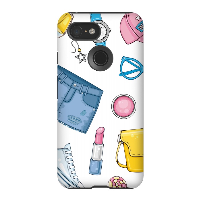 Pixel 3 StrongFit For Summer Fashion Woman by ArtsCase