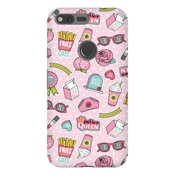 Pixel XL StrongFit Girls Fashion Design With Cute Symbols by ArtsCase
