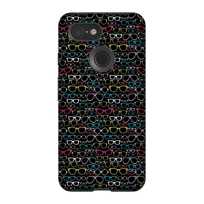Pixel 3 StrongFit Many Glasses by ArtsCase