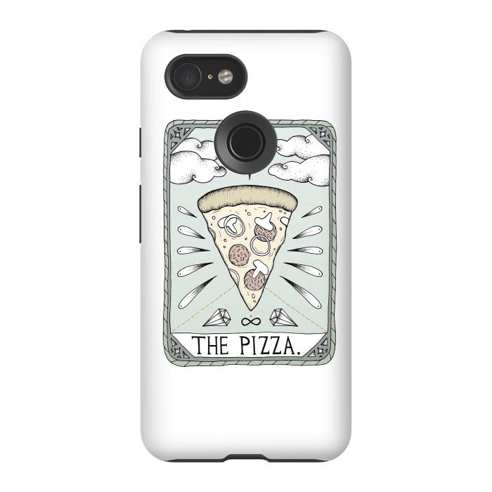 Pixel 3 StrongFit The Pizza by Barlena