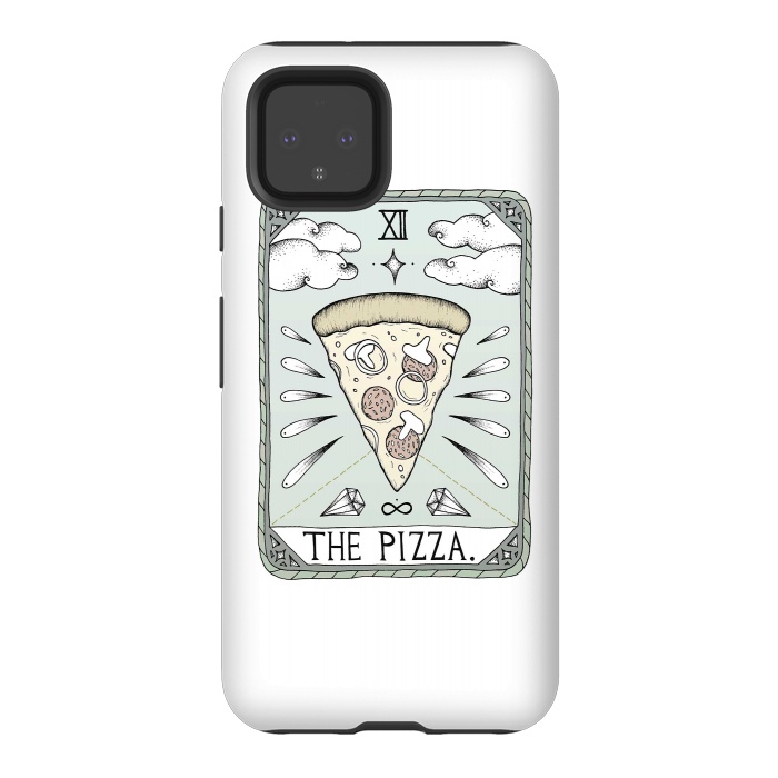 Pixel 4 StrongFit The Pizza by Barlena