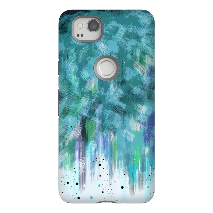 Pixel 2 StrongFit Water waves abstract art  by Josie