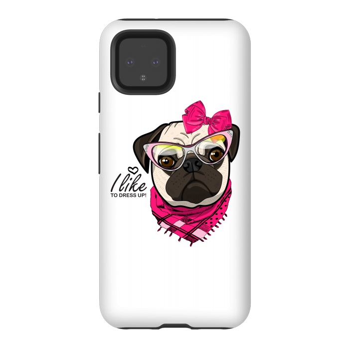 Pixel 4 StrongFit Dogs can also be Fashion by ArtsCase