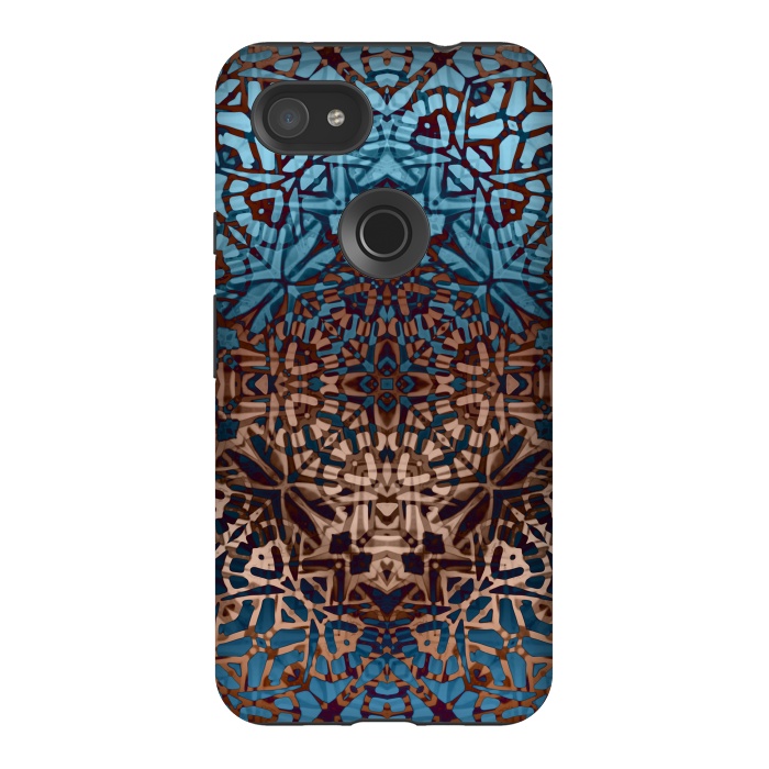 Pixel 3AXL StrongFit Ethnic Tribal Pattern G329 by Medusa GraphicArt