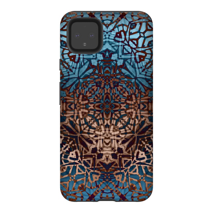 Pixel 4XL StrongFit Ethnic Tribal Pattern G329 by Medusa GraphicArt