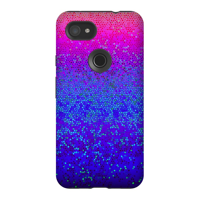 Pixel 3AXL StrongFit Glitter Star Dust G248 by Medusa GraphicArt