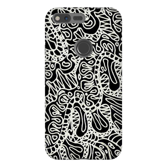 Pixel XL StrongFit Doodle Ethnic Style G361 by Medusa GraphicArt