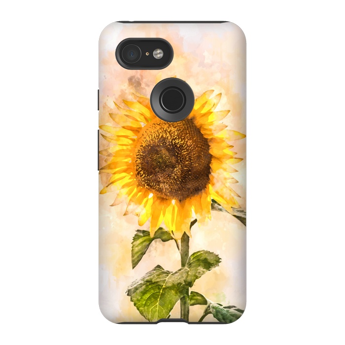 Pixel 3 StrongFit Summer Sunflower by Creativeaxle