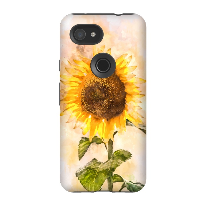 Pixel 3A StrongFit Summer Sunflower by Creativeaxle
