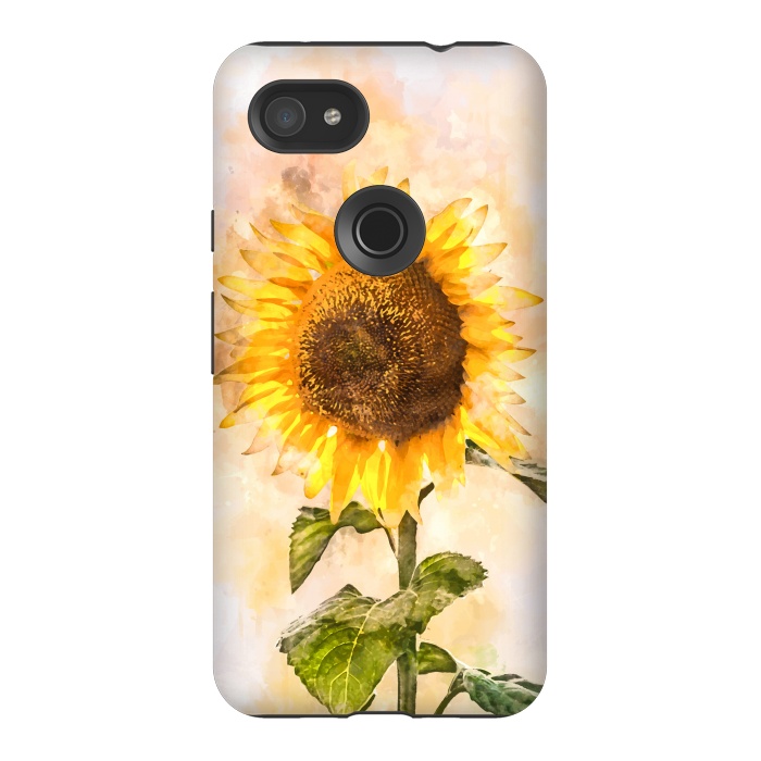 Pixel 3AXL StrongFit Summer Sunflower by Creativeaxle