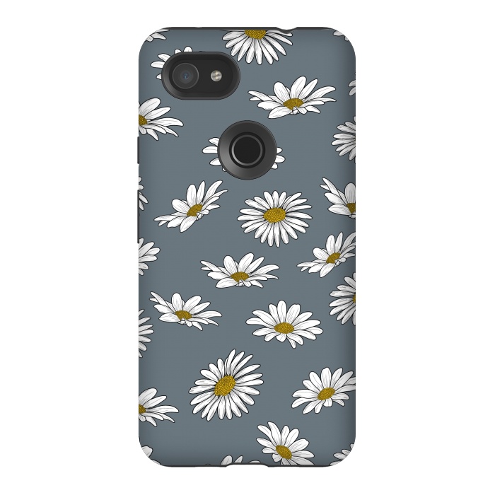 Pixel 3AXL StrongFit Daisies by Jms