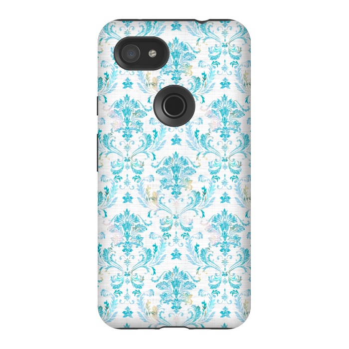 Pixel 3AXL StrongFit Demure Damask by gingerlique