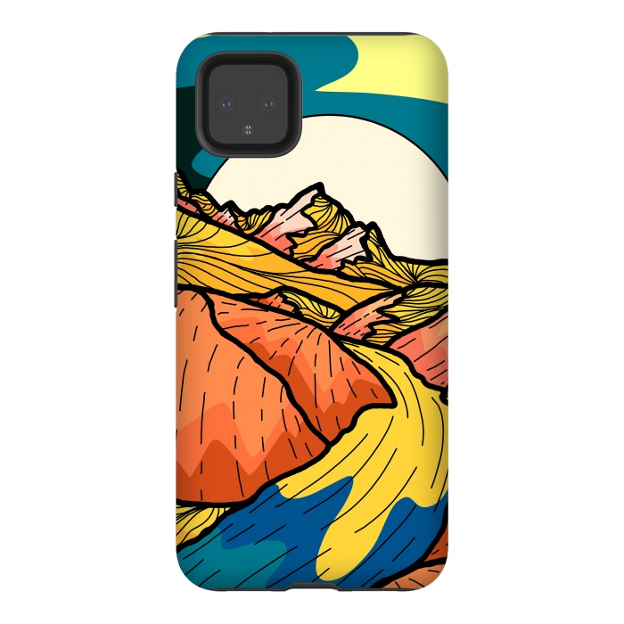 Pixel 4XL StrongFit The yellow river by Steve Wade (Swade)