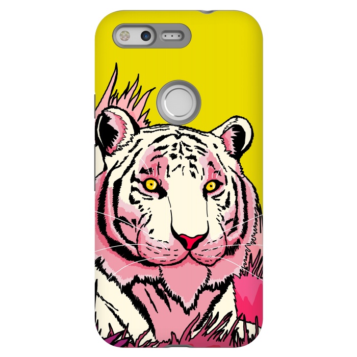 Pixel StrongFit The pink tone tiger by Steve Wade (Swade)
