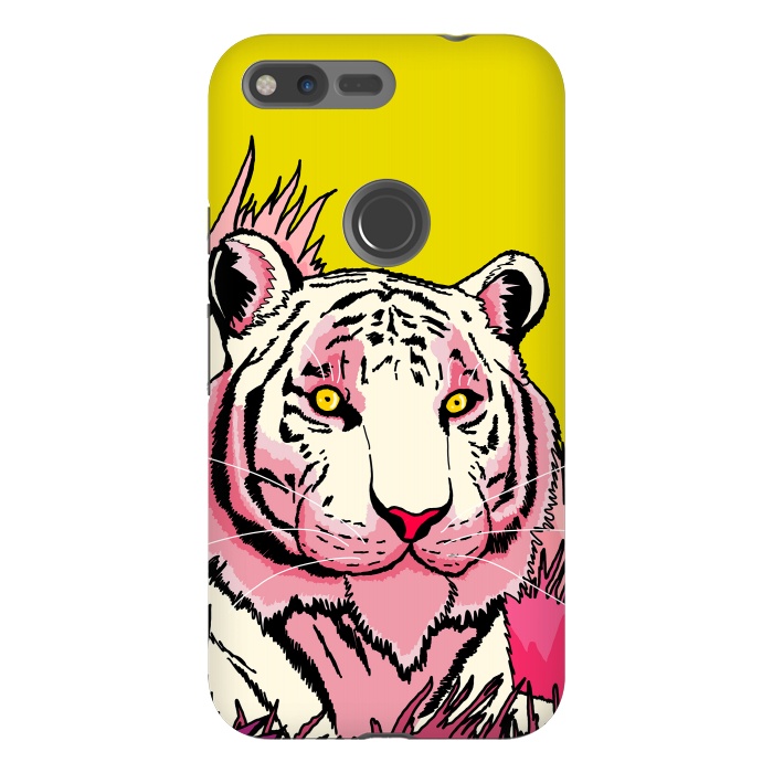 Pixel XL StrongFit The pink tone tiger by Steve Wade (Swade)