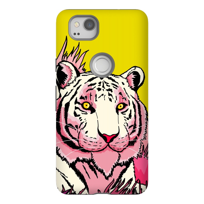 Pixel 2 StrongFit The pink tone tiger by Steve Wade (Swade)