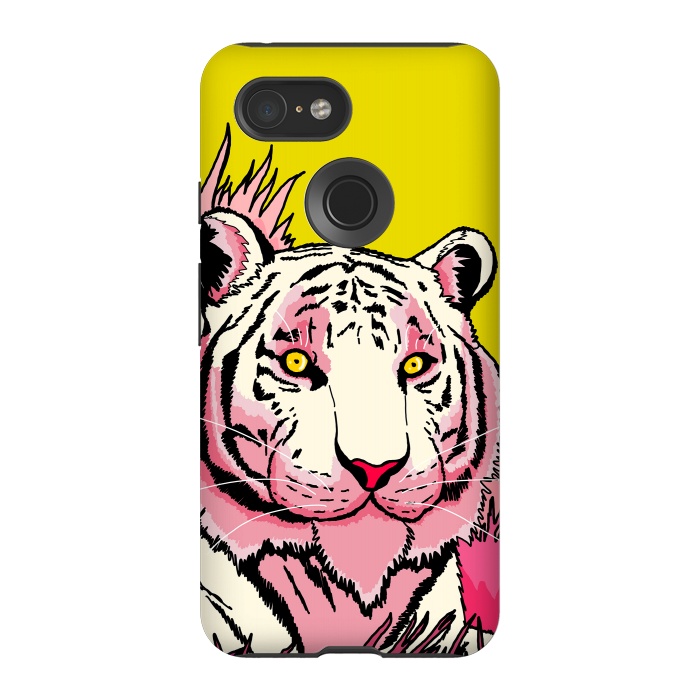 Pixel 3 StrongFit The pink tone tiger by Steve Wade (Swade)