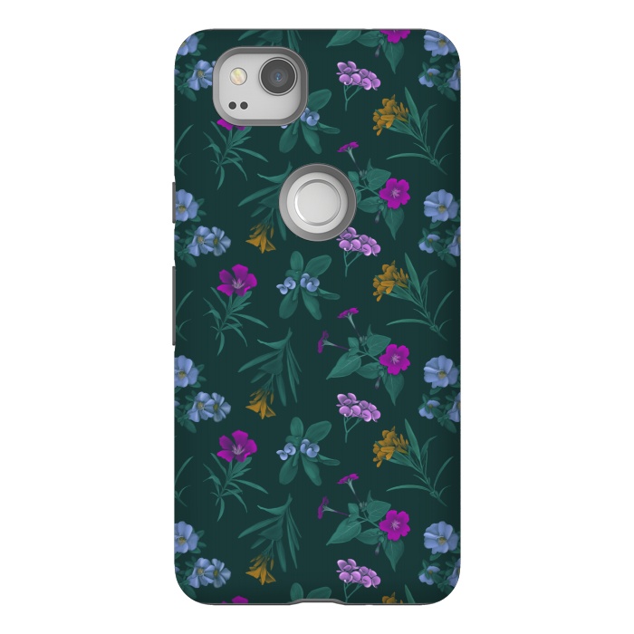 Pixel 2 StrongFit Tropical Flowers by Tishya Oedit
