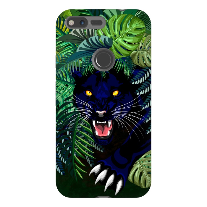 Pixel XL StrongFit Black Panther Spirit coming out from the Jungle by BluedarkArt