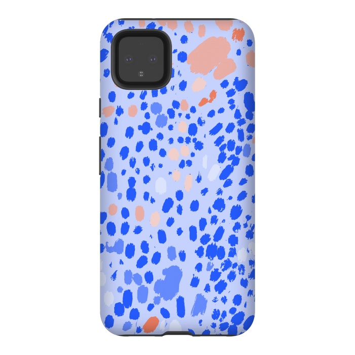 Pixel 4XL StrongFit Violet Leopard by Uma Prabhakar Gokhale