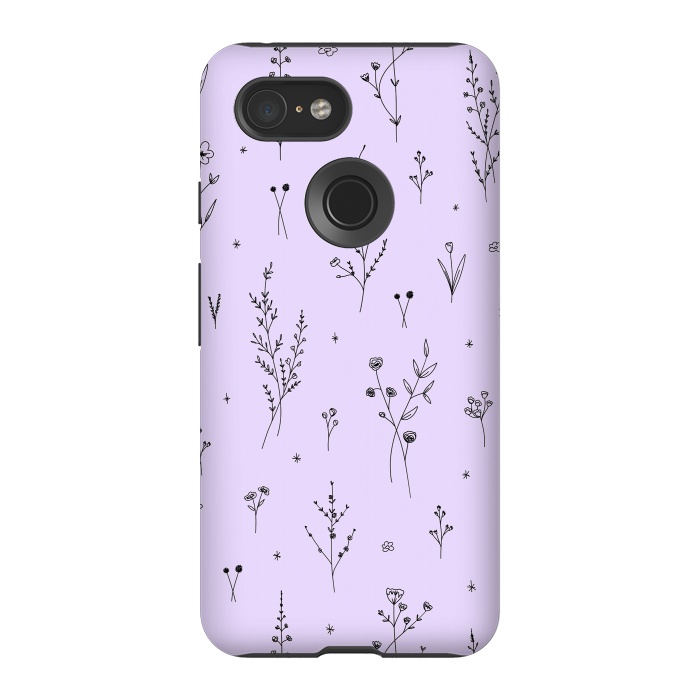 Pixel 3 StrongFit Magic Wildflowers by Anis Illustration