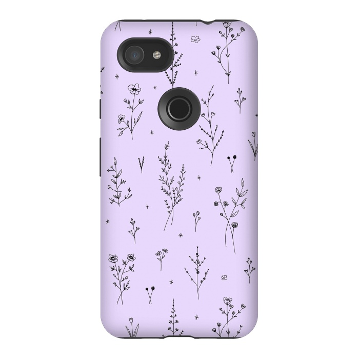 Pixel 3AXL StrongFit Magic Wildflowers by Anis Illustration
