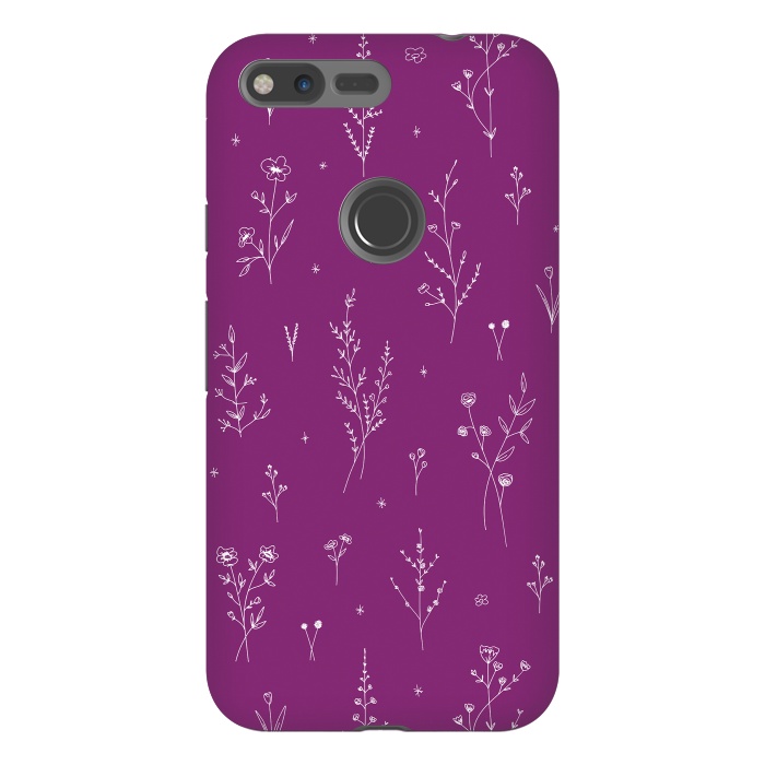 Pixel XL StrongFit Magic Wine Wildflowers by Anis Illustration