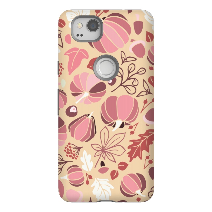 Pixel 2 StrongFit Fall Fruits in Cream and Pink by Paula Ohreen