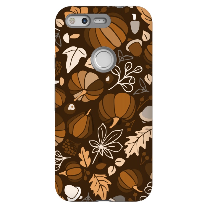 Pixel StrongFit Fall Fruits in Brown and Beige by Paula Ohreen