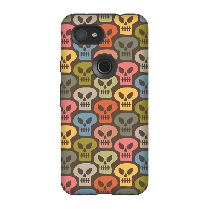 Pixel 3A StrongFit Skulls by Majoih