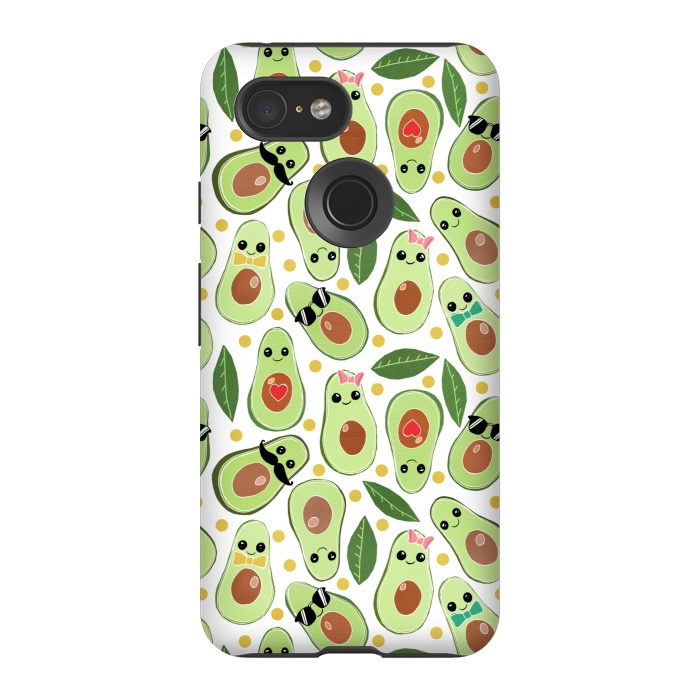 Pixel 3 StrongFit Stylish Avocados by Tangerine-Tane