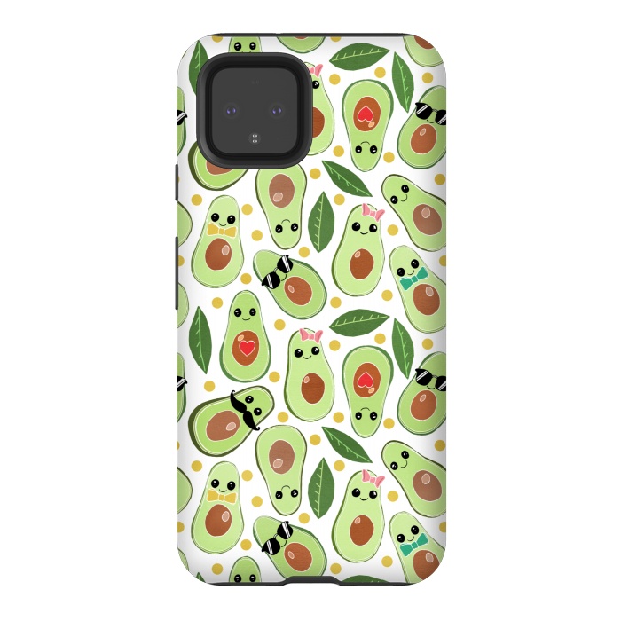 Pixel 4 StrongFit Stylish Avocados by Tangerine-Tane