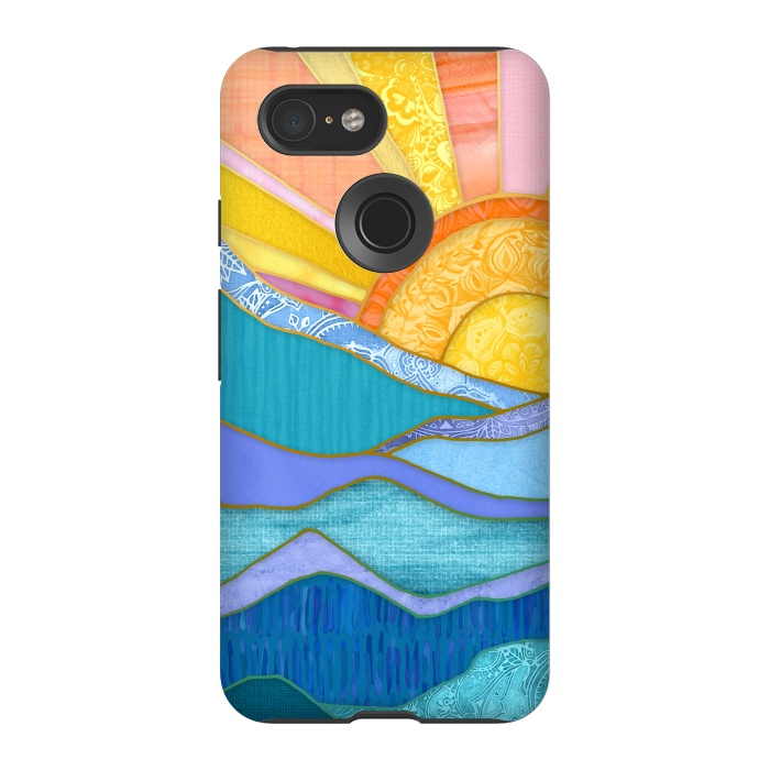 Pixel 3 StrongFit Sweet Sunset by Micklyn Le Feuvre
