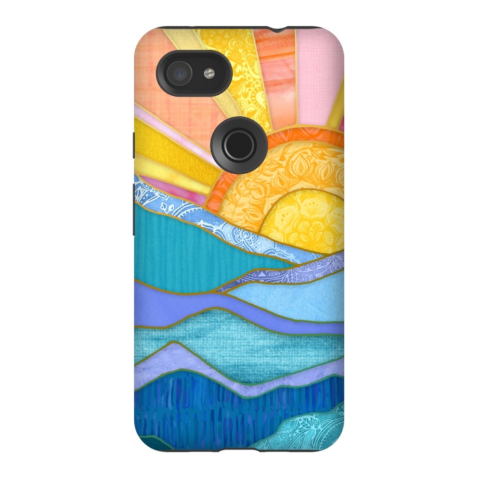 Pixel 3AXL StrongFit Sweet Sunset by Micklyn Le Feuvre
