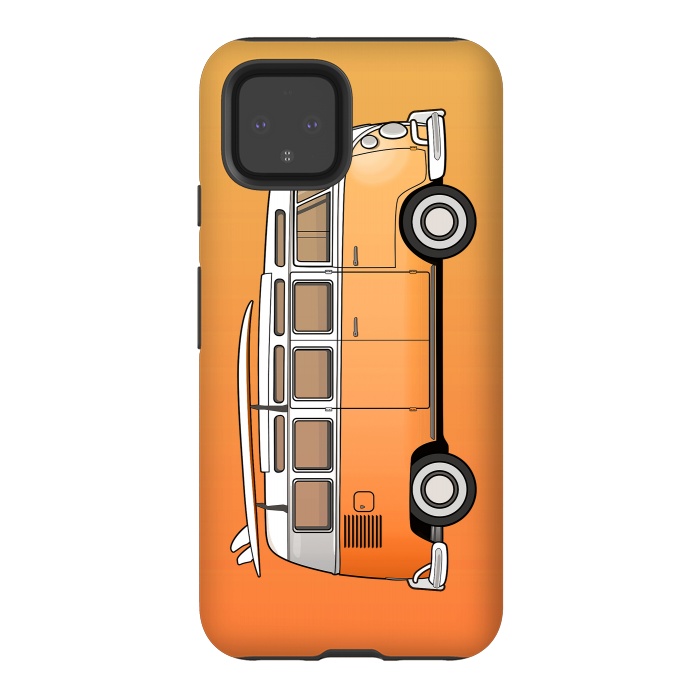 Pixel 4 StrongFit Van Life - Orange by Mitxel Gonzalez