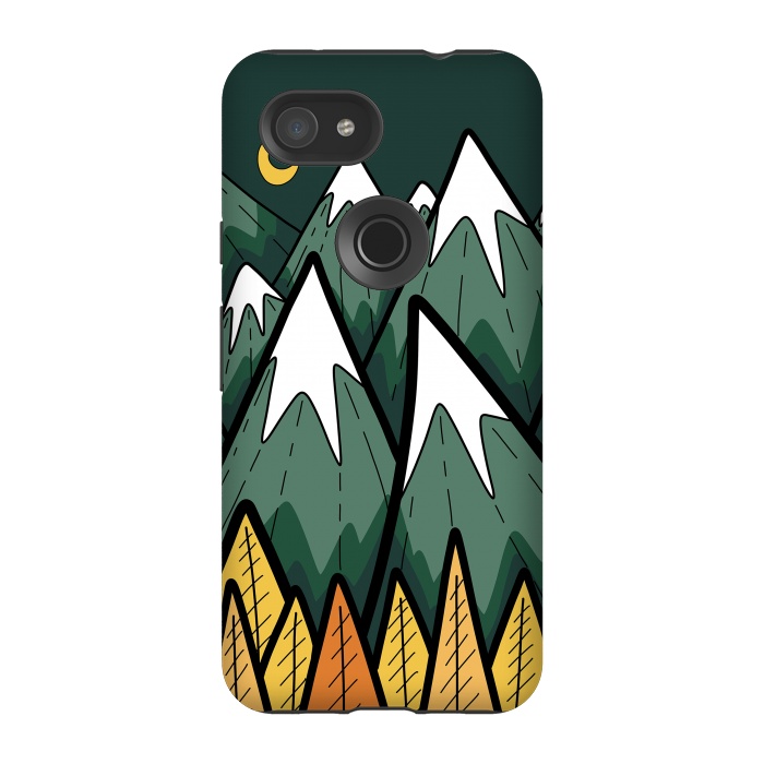 Pixel 3A StrongFit The green autumn peaks by Steve Wade (Swade)