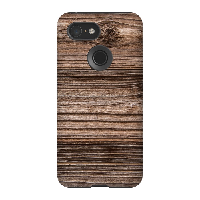 Pixel 3 StrongFit wood by haroulita