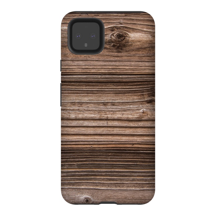 Pixel 4XL StrongFit wood by haroulita